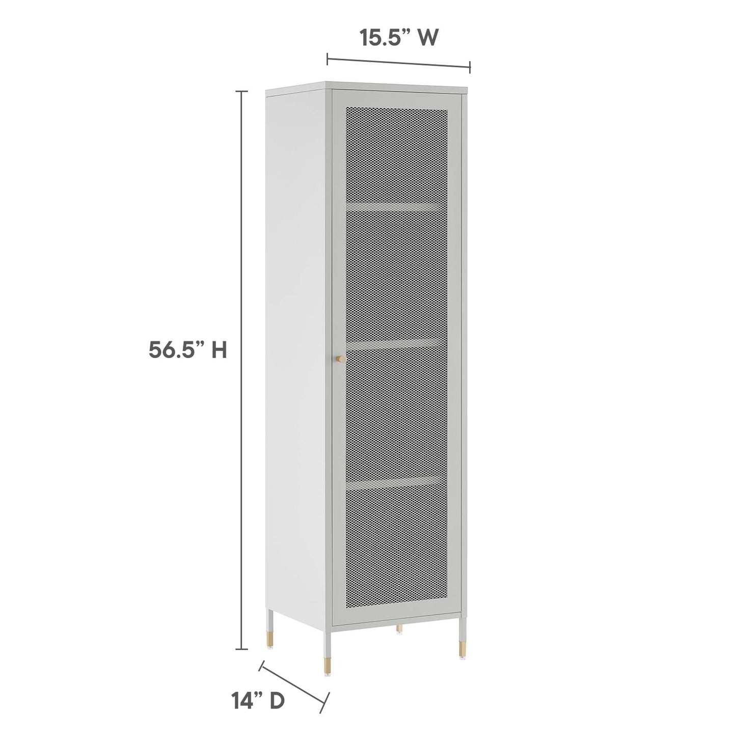 Covelo Tall Storage Cabinet