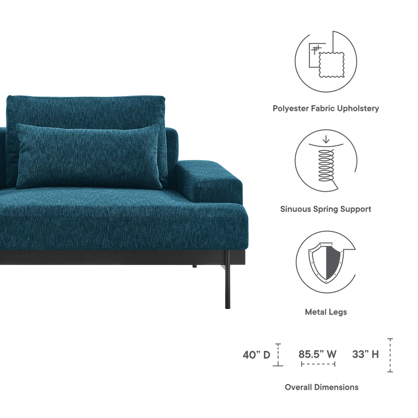 Proximity Upholstered Fabric Sofa