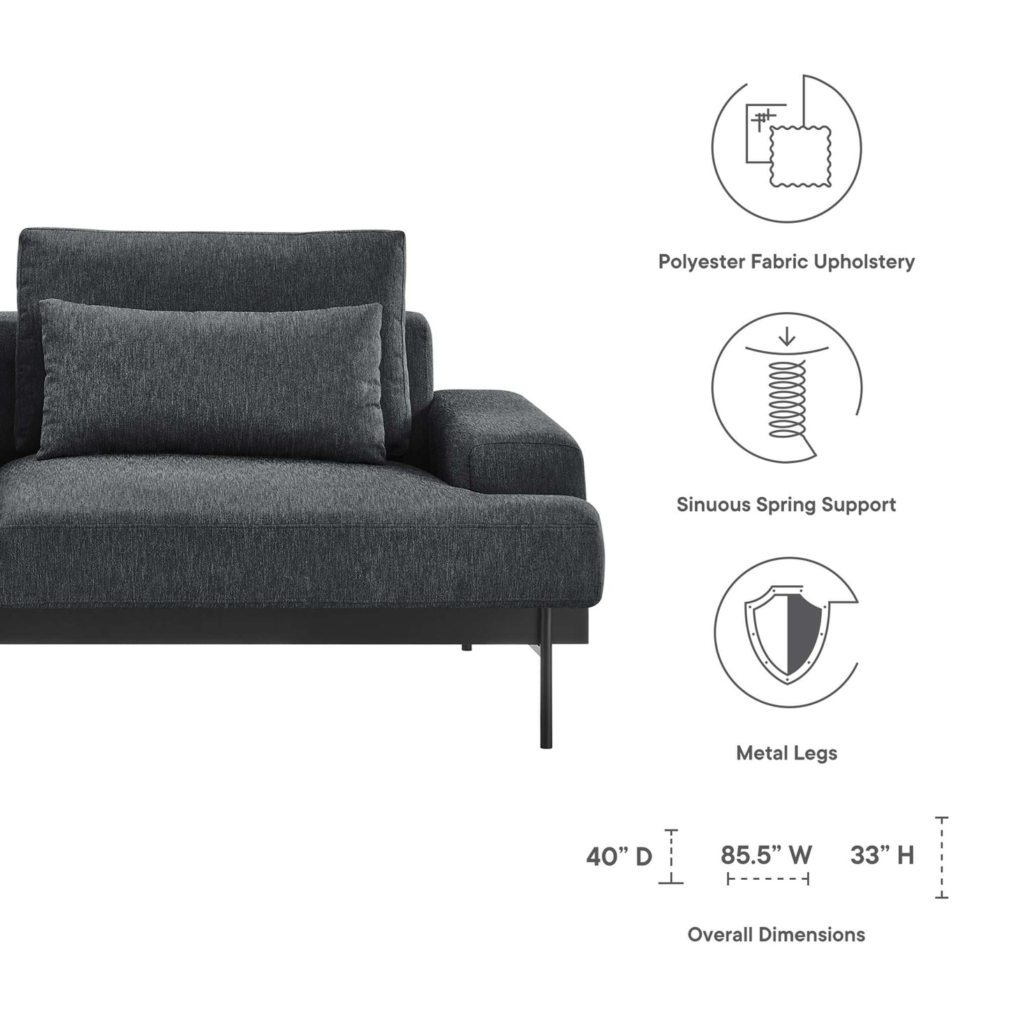 Proximity Upholstered Fabric Sofa