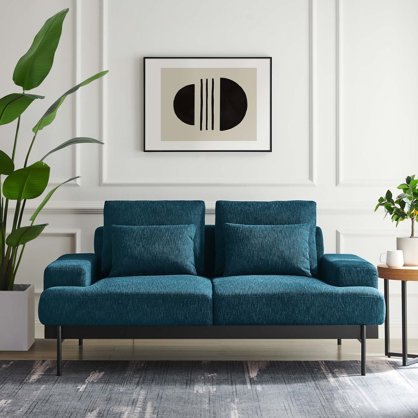 Proximity Upholstered Fabric Loveseat