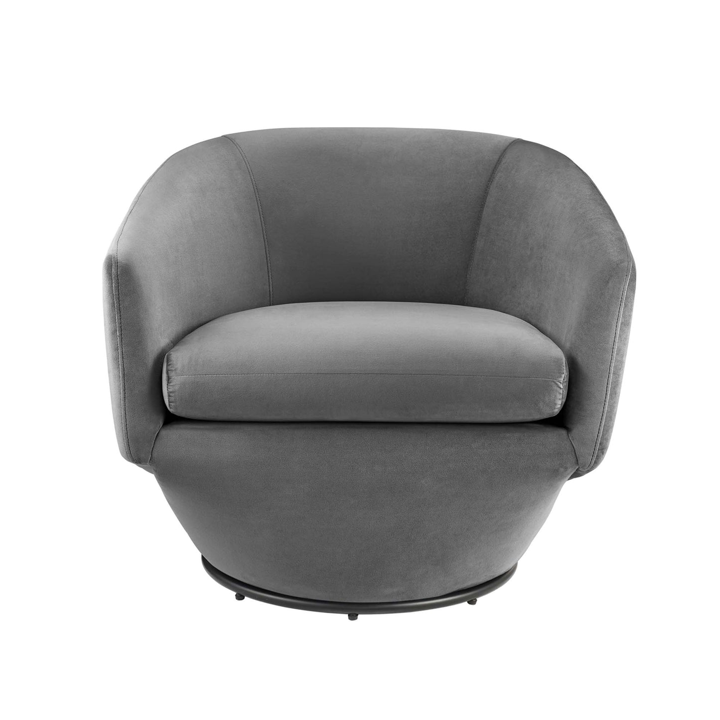 Series Performance Velvet Fabric Swivel Chair