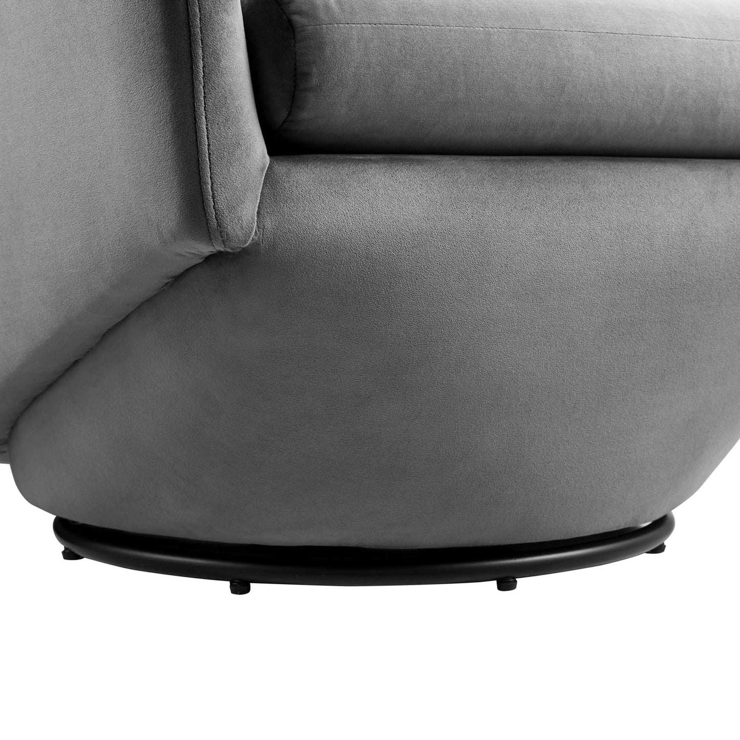 Series Performance Velvet Fabric Swivel Chair