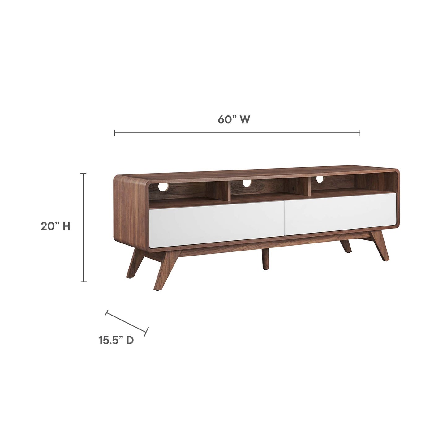 Soporte para TV de 60" de Modway