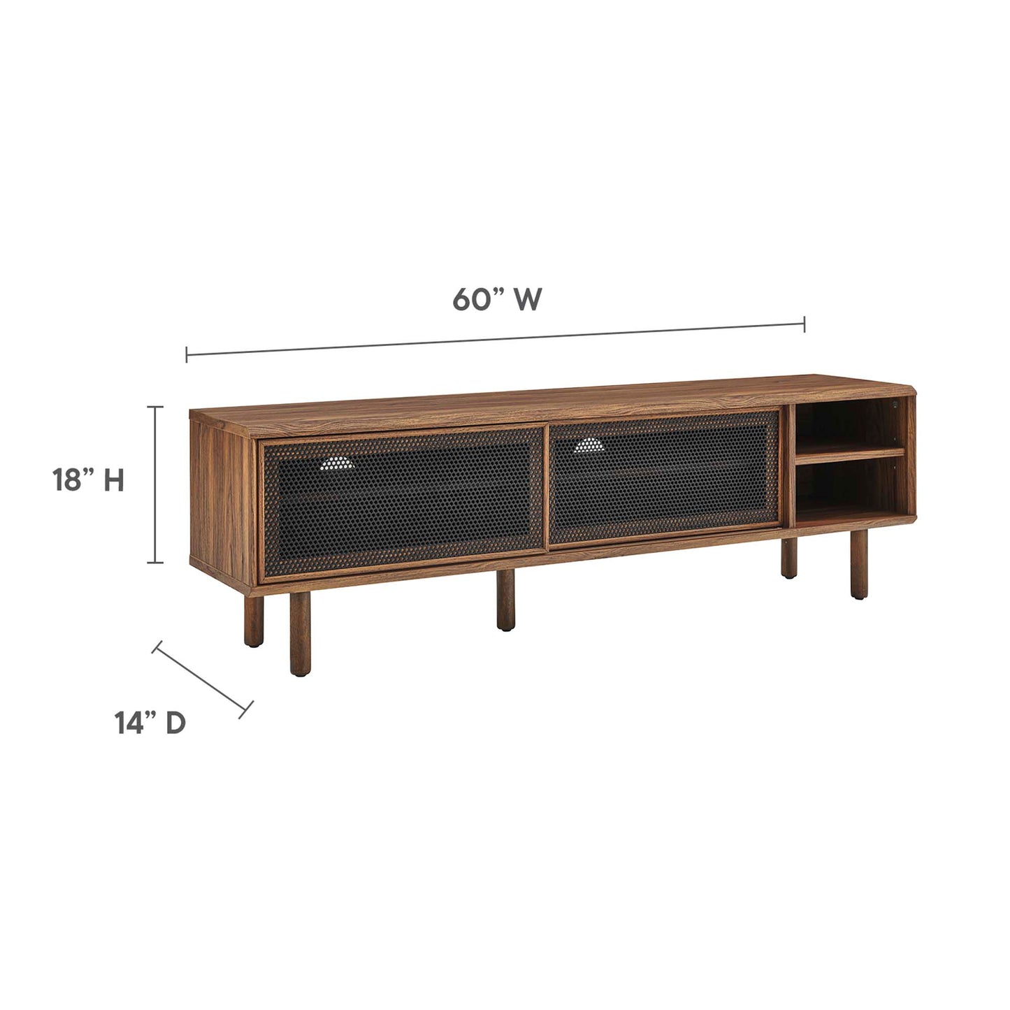 Meuble TV Kurtis 60" par Modway