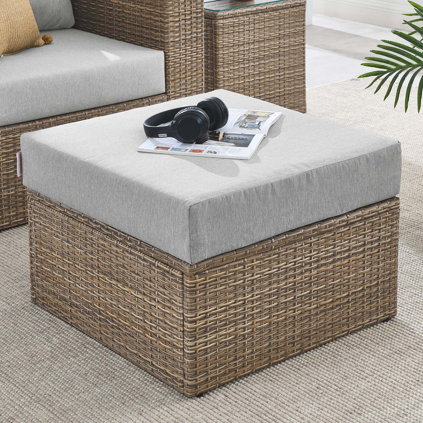 Convene Outdoor Patio Ottoman