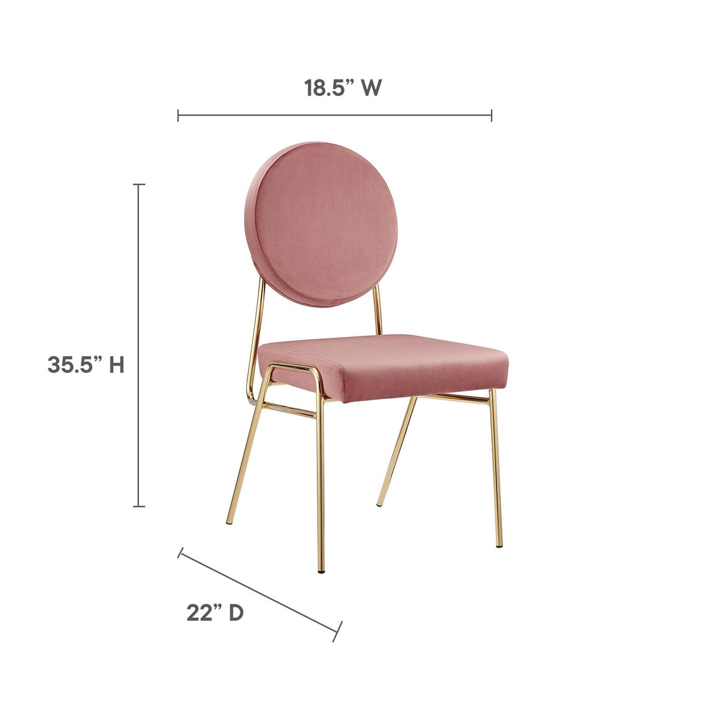 Craft Performance Velvet Dining Side Chair