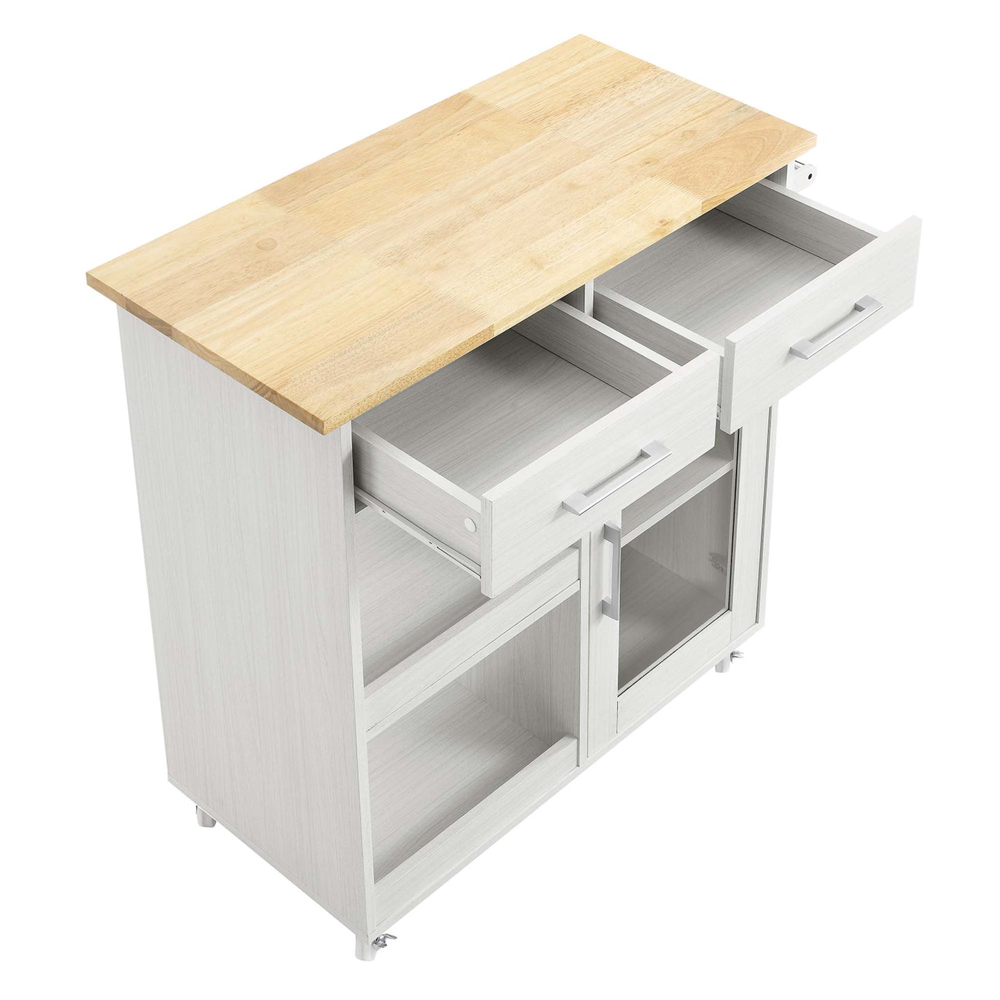 Culinary Kitchen Cart With Towel Bar