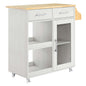 Culinary Kitchen Cart With Spice Rack