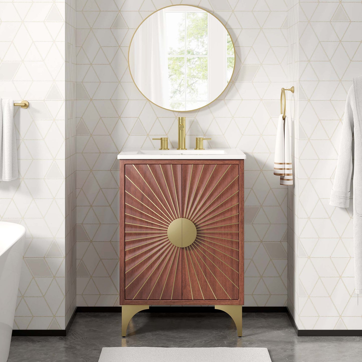 Meuble-lavabo Daylight 24" par Modway