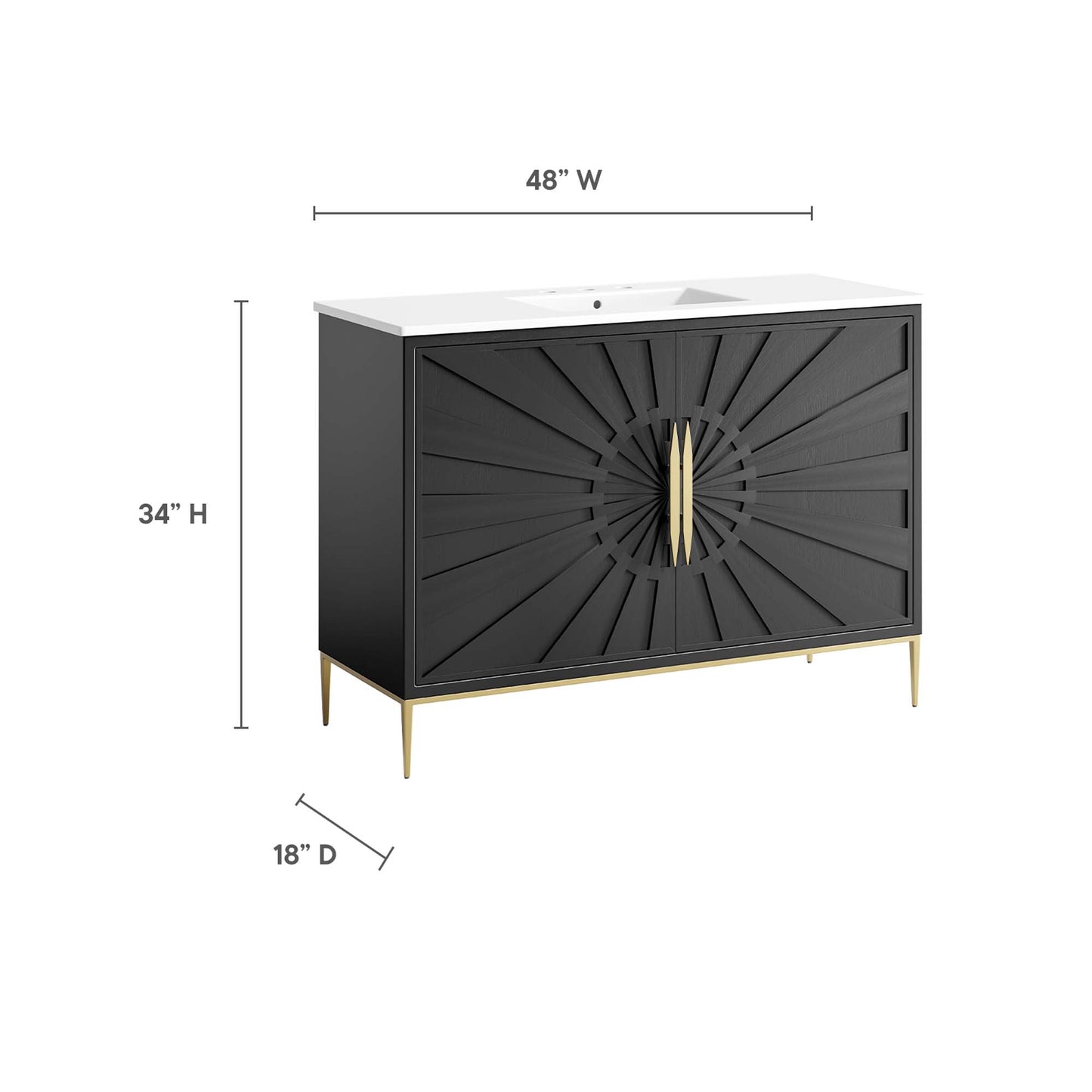 Awaken 48" Bathroom Vanity