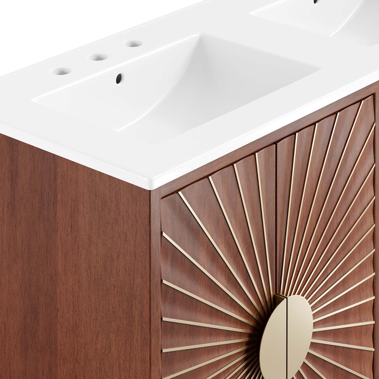 Meuble-lavabo à double vasque Daylight de 48 po par Modway