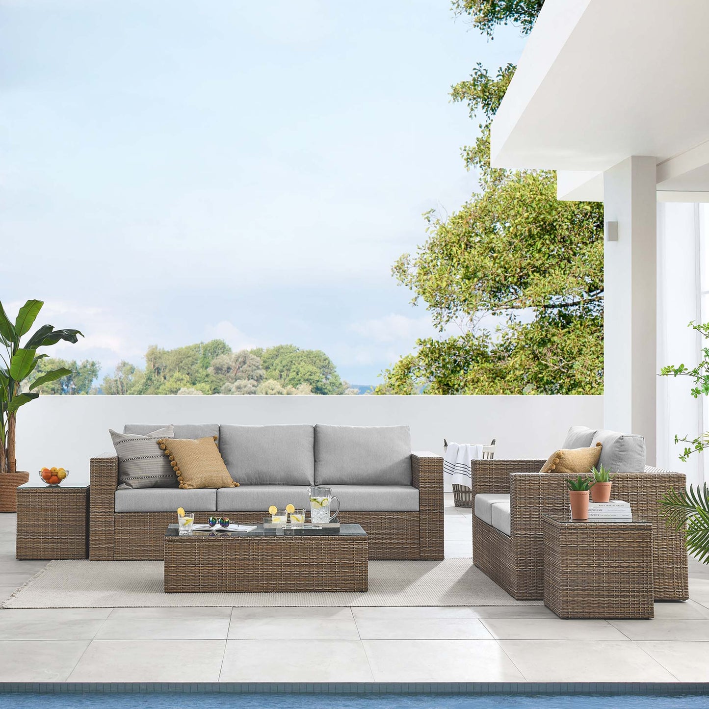 Convene 5-Piece Outdoor Patio Furniture Set