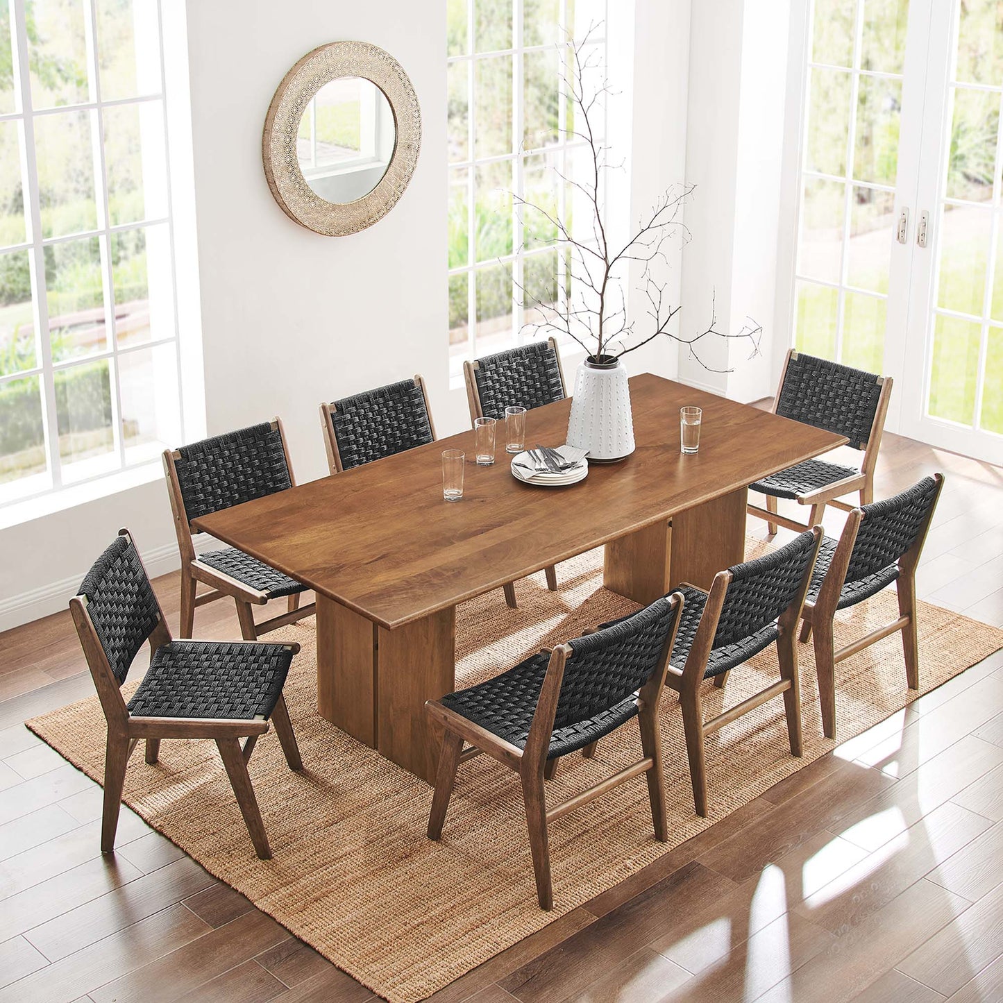 Amistad 86" Wood Dining Table