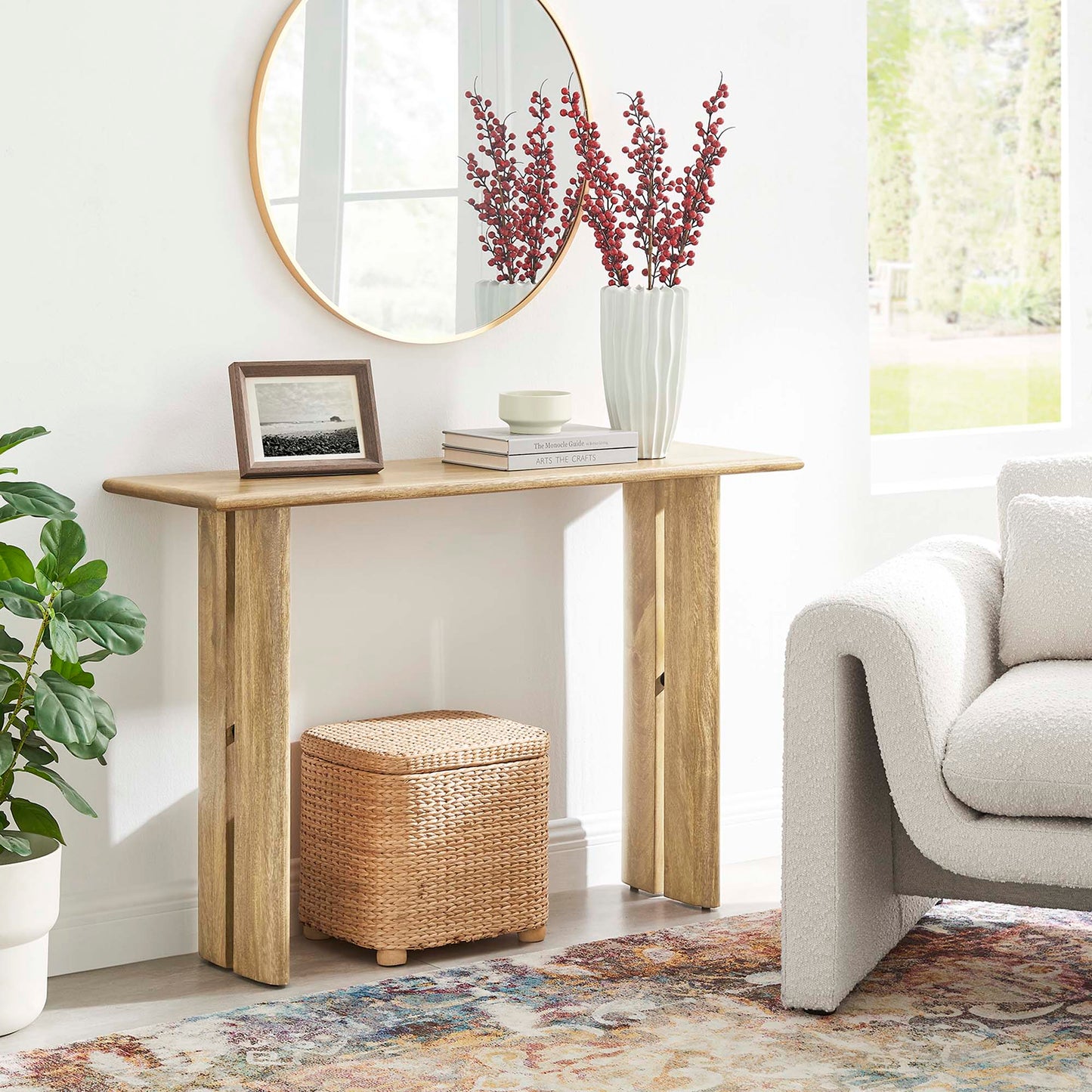 Amistad Wood Console Table