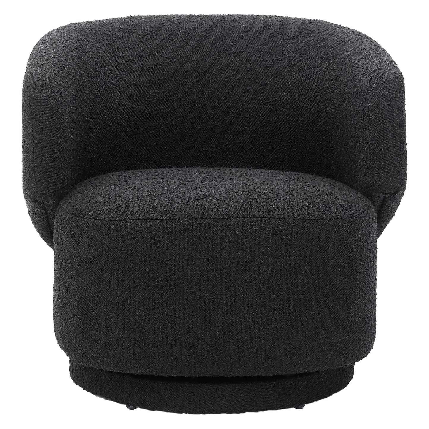 Celestia Boucle Fabric Swivel Chair