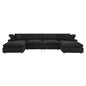 Commix 6-Piece Down Filled Overstuffed Boucle Sectional Sofa