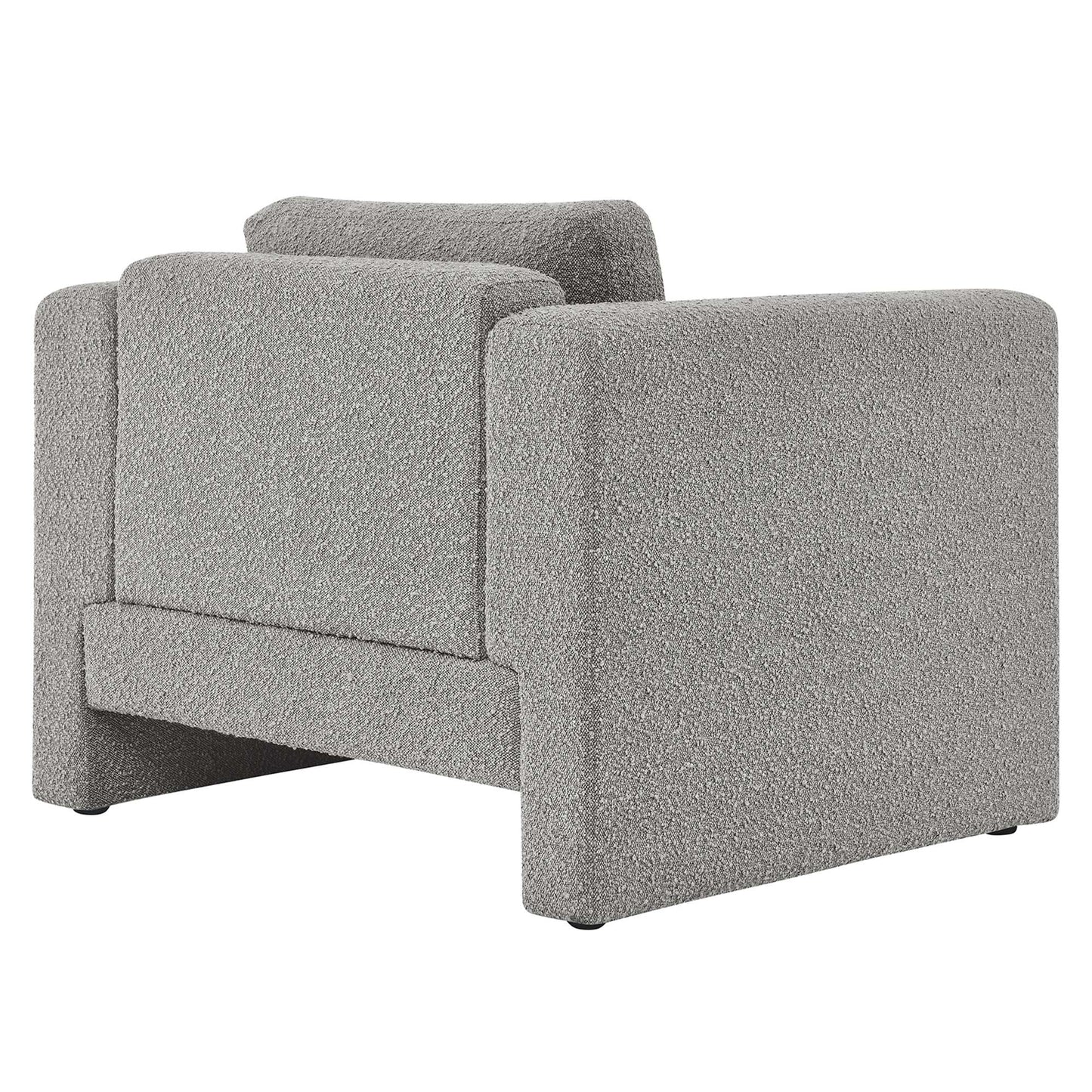 Visible Boucle Fabric Armchair