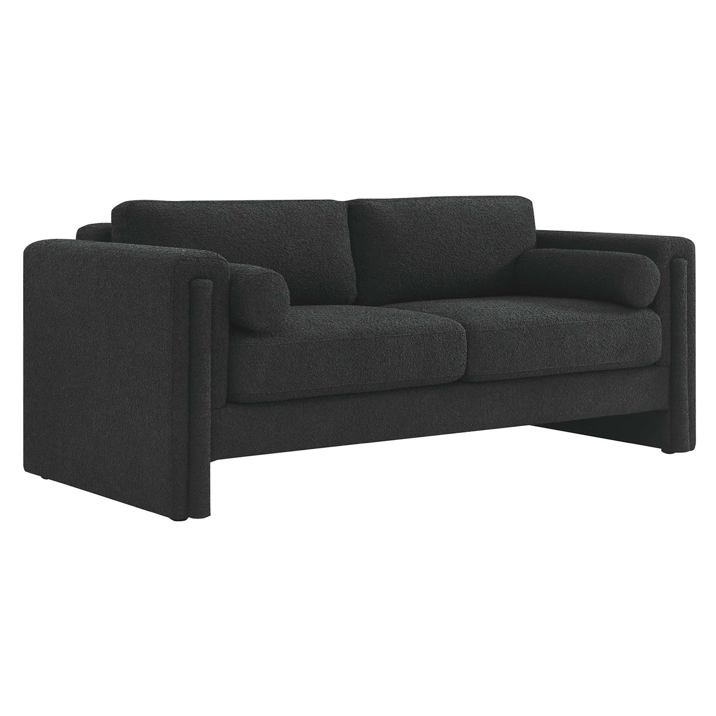 Visible Boucle Fabric Sofa