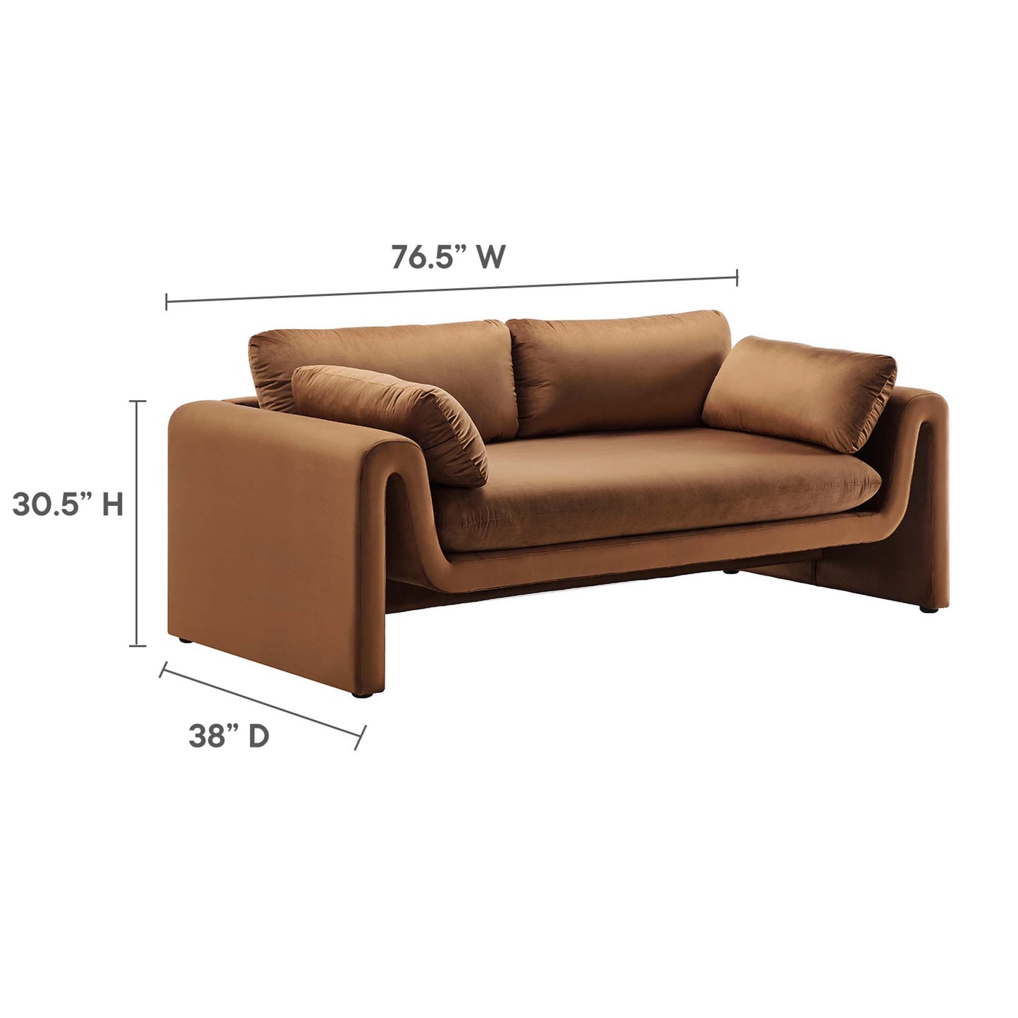 Waverly Performance Velvet Sofa