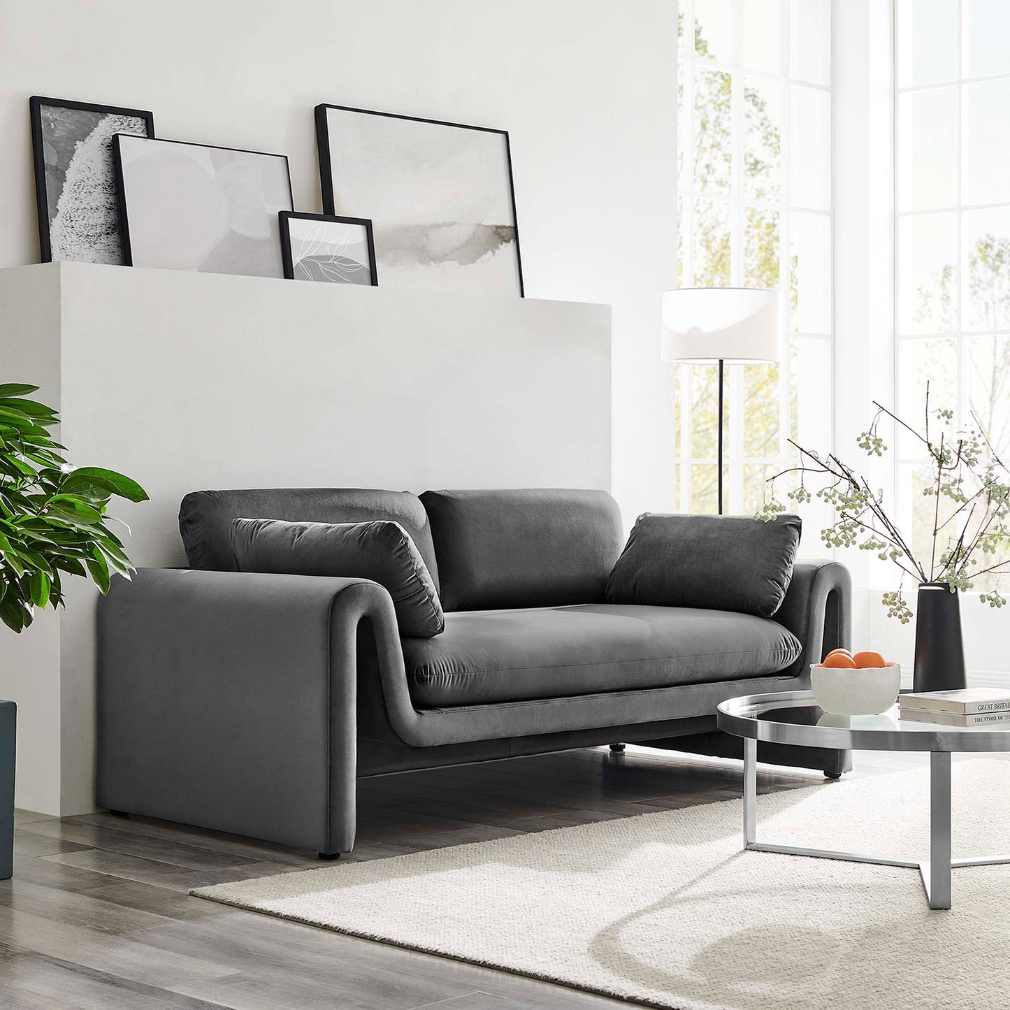 Waverly Performance Velvet Sofa