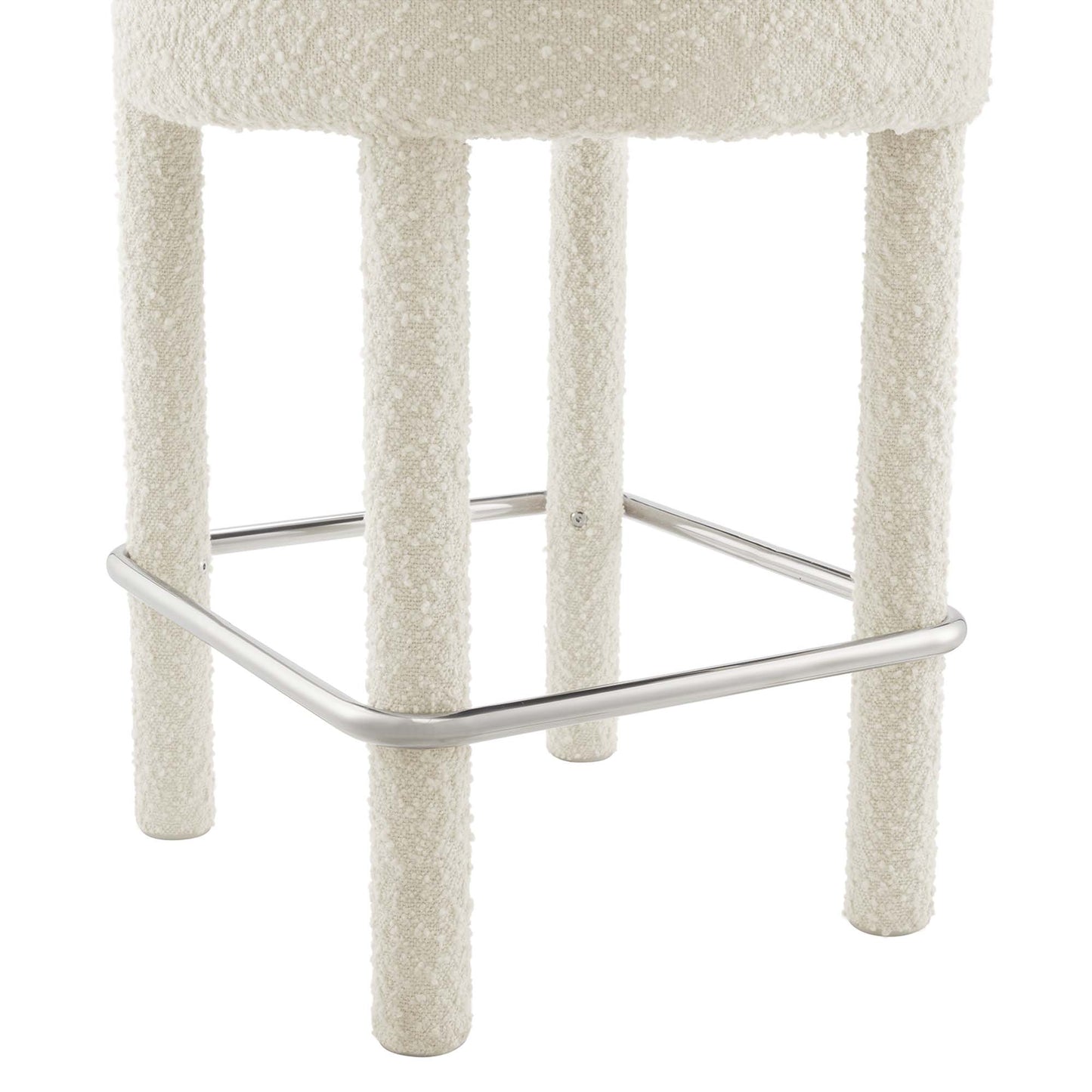 Toulouse Boucle Fabric Counter Stool