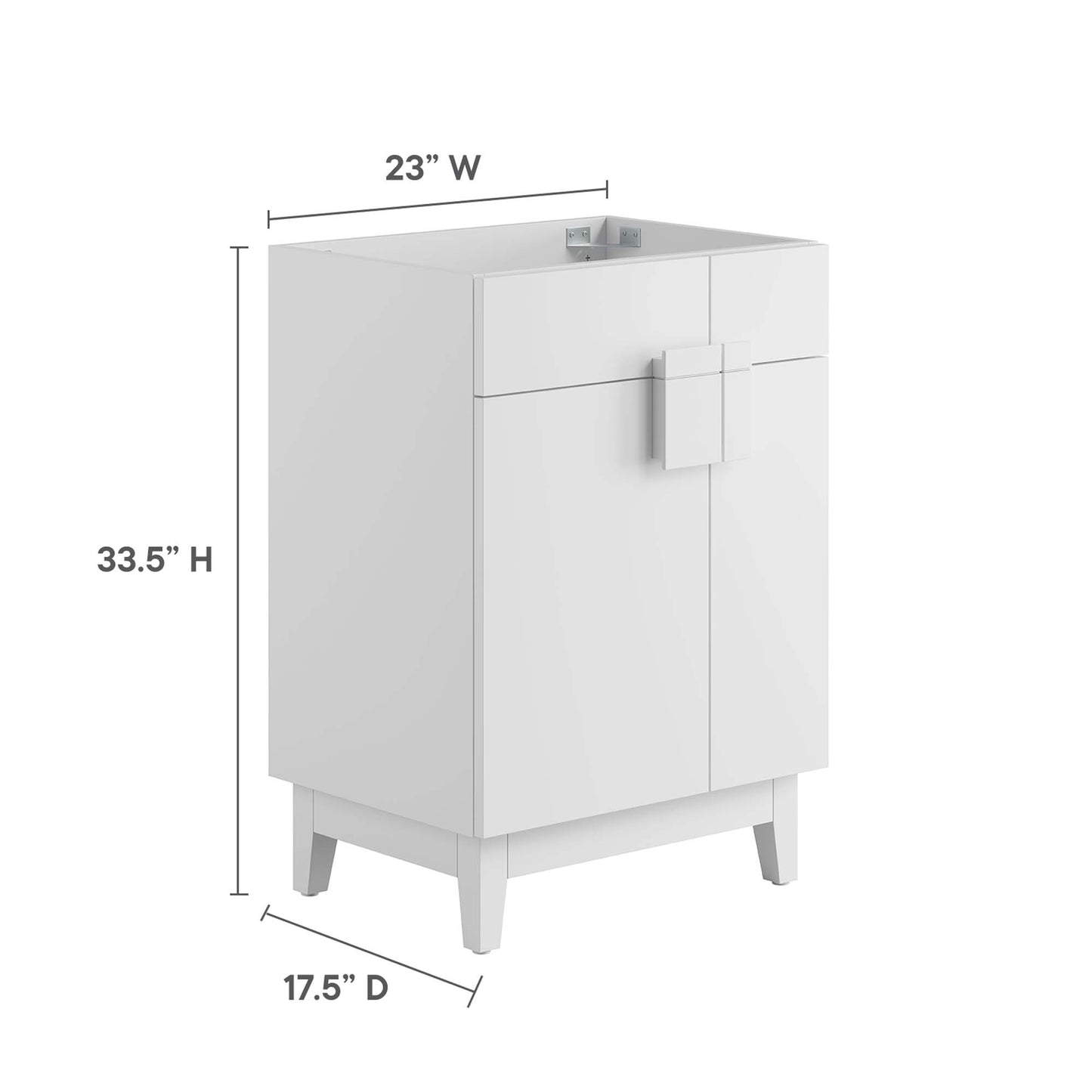 Miles 24” Bathroom Vanity Cabinet (Sink Basin Not Included)