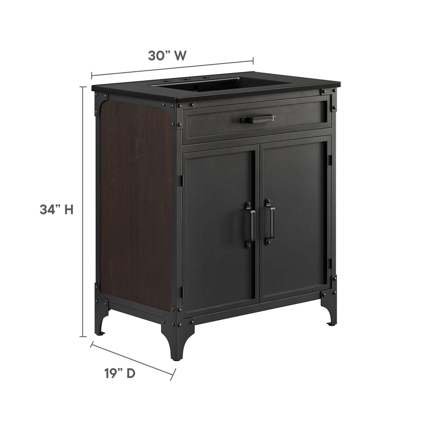 Steamforge 30" Bathroom Vanity