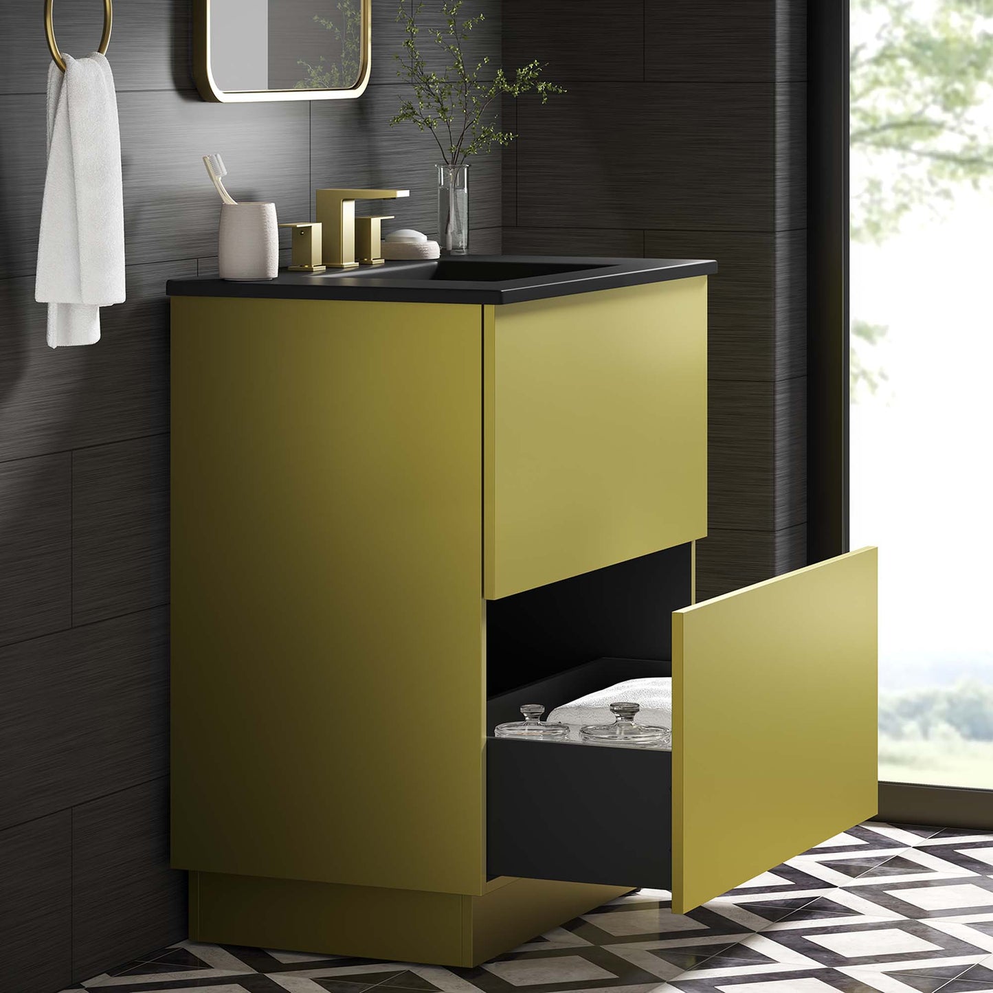 Meuble-lavabo Quantum 30" par Modway