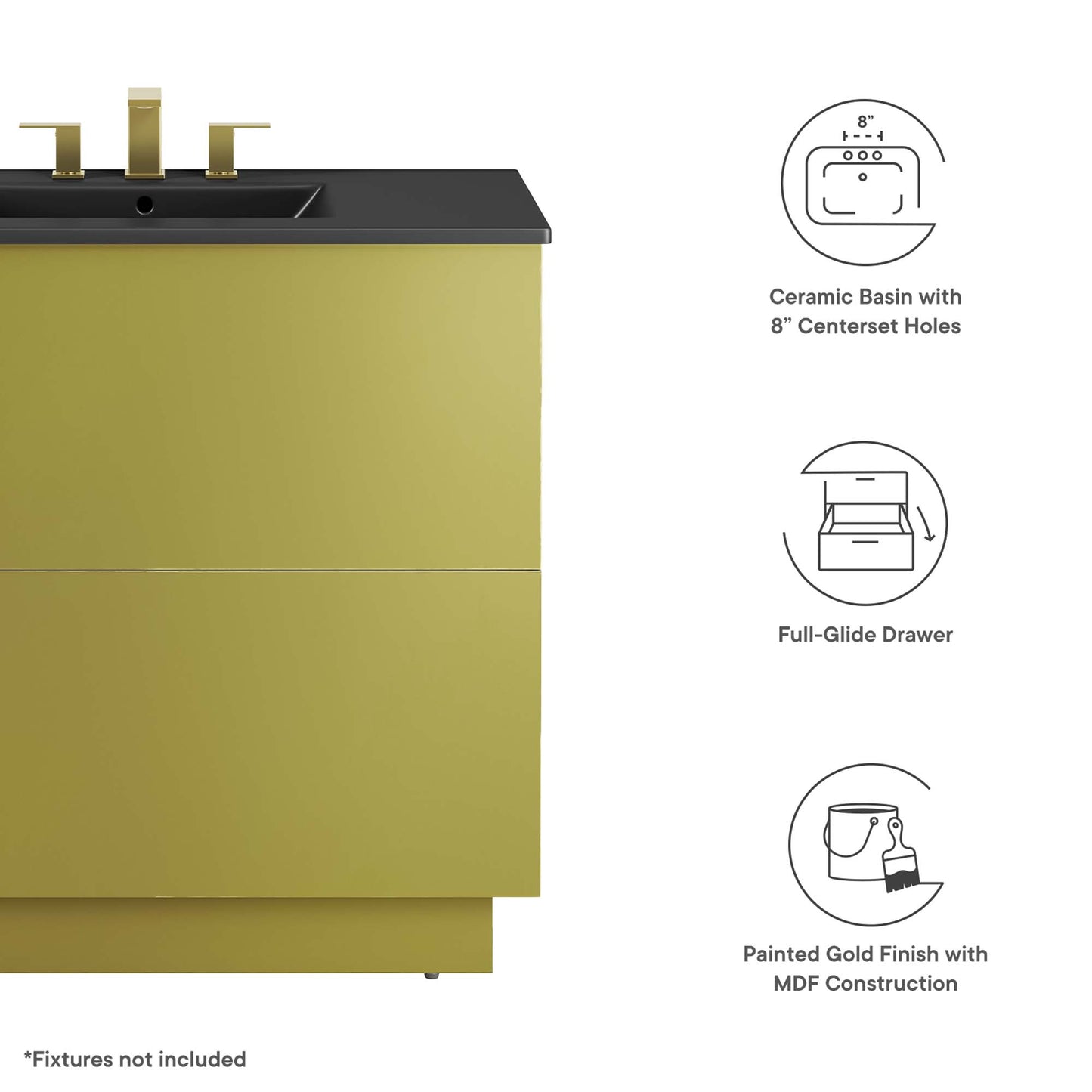 Mueble de baño Quantum de 36" de Modway