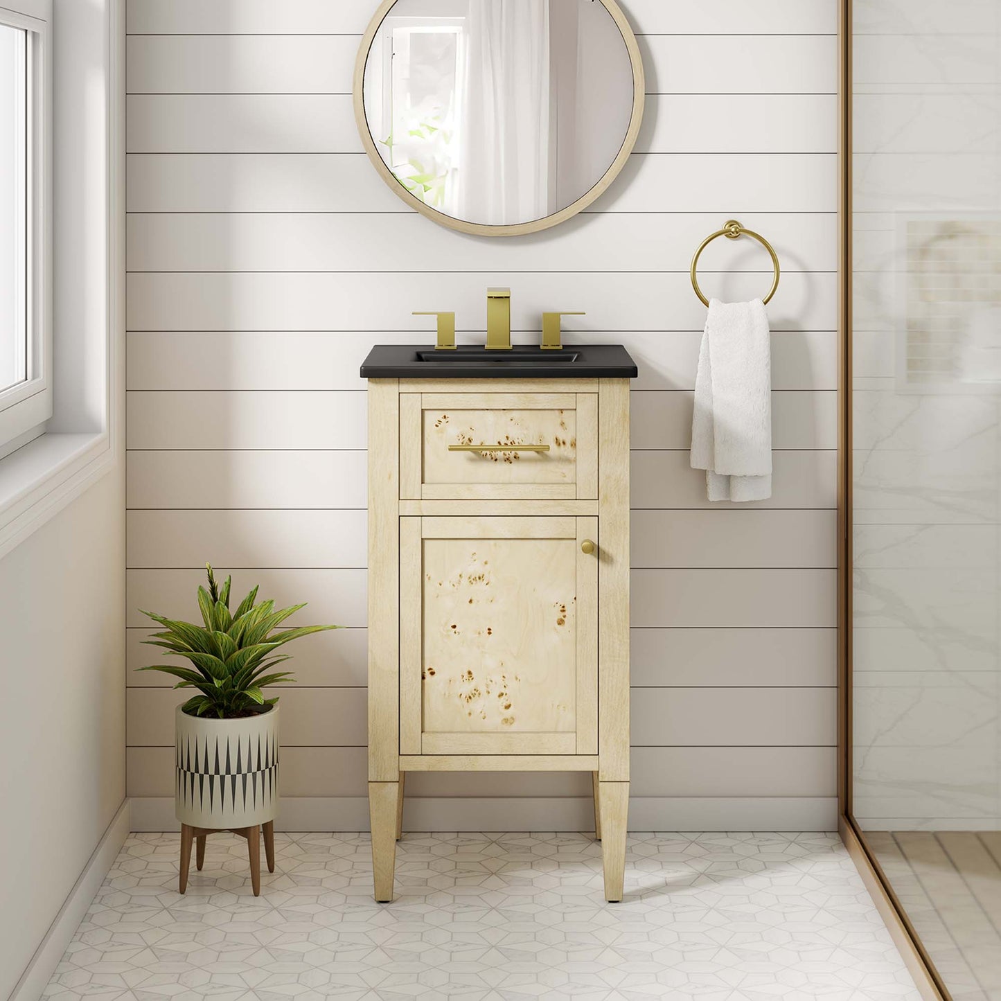 Elysian 18" Wood Bathroom Vanity