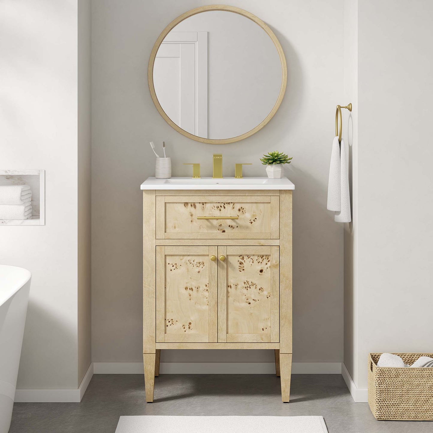 Elysian 24" Wood Bathroom Vanity