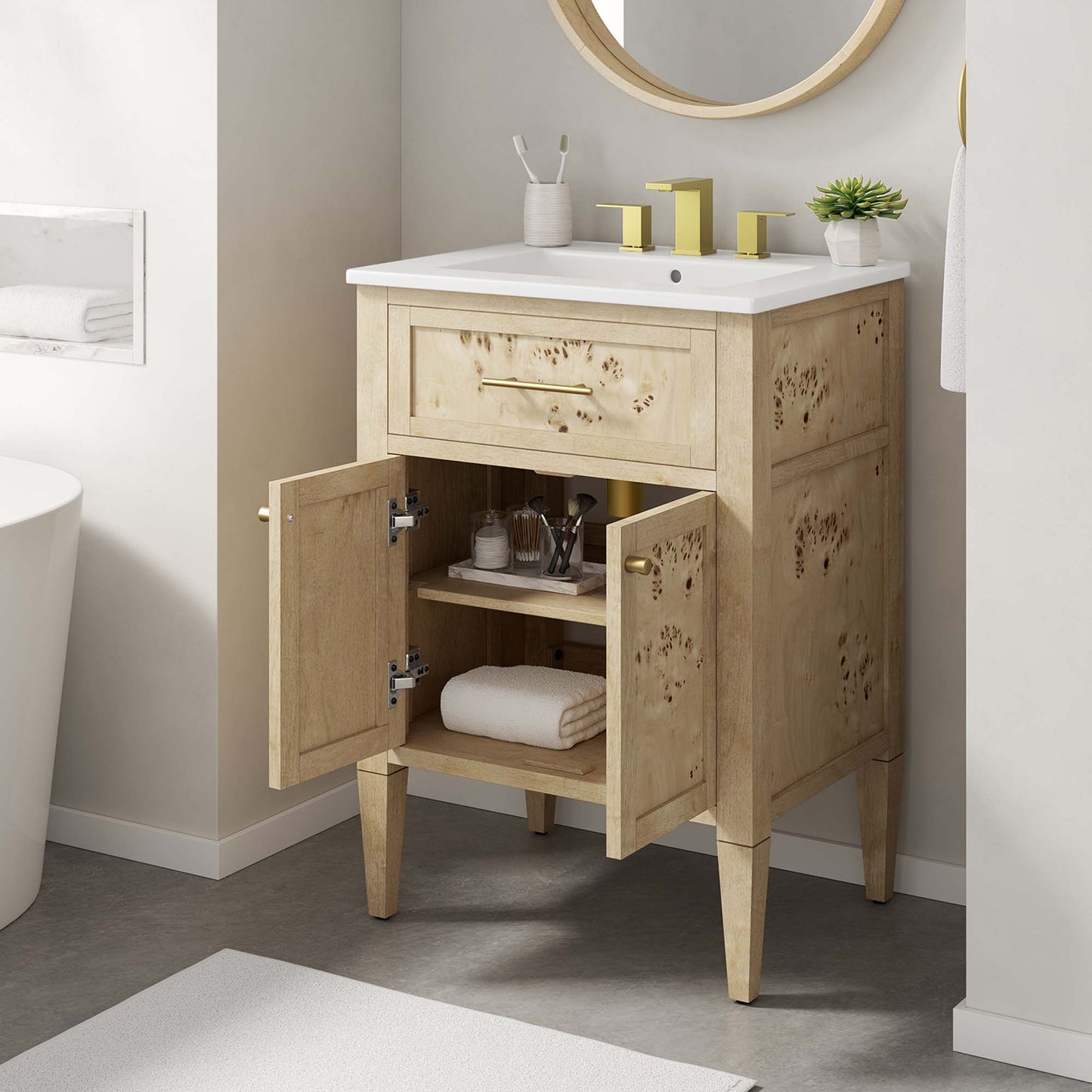 Elysian 24" Wood Bathroom Vanity