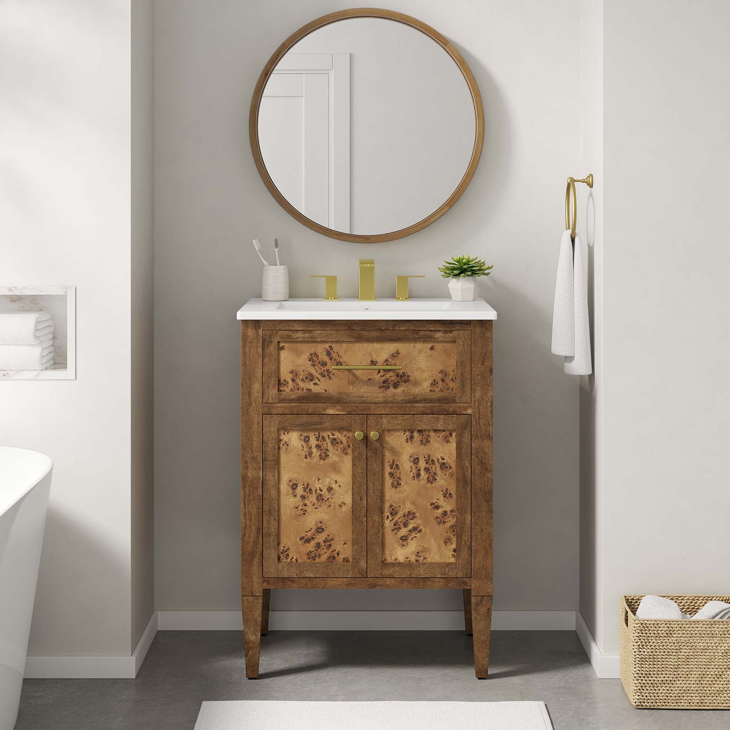 Elysian 24" Wood Bathroom Vanity