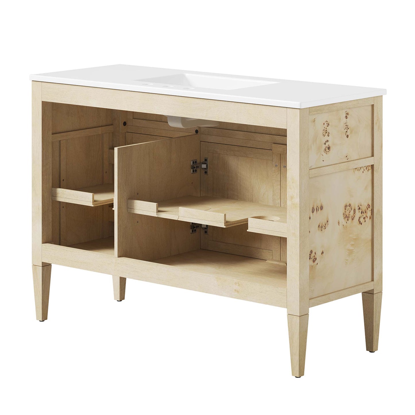 Meuble-lavabo simple en bois Elysian de 48 po par Modway