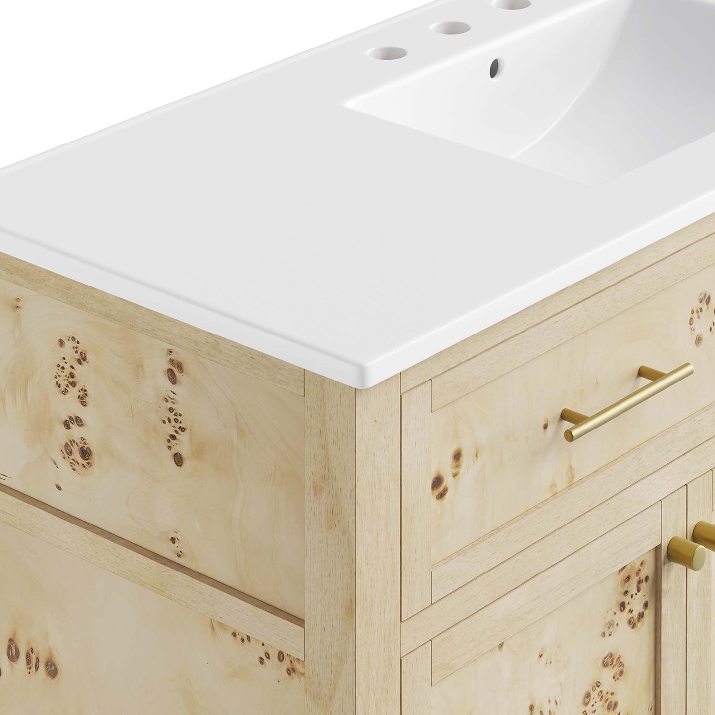 Meuble-lavabo simple en bois Elysian de 48 po par Modway