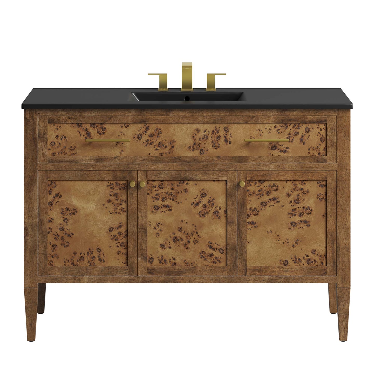 Elysian 48" Wood Single Sink Bathroom Vanity