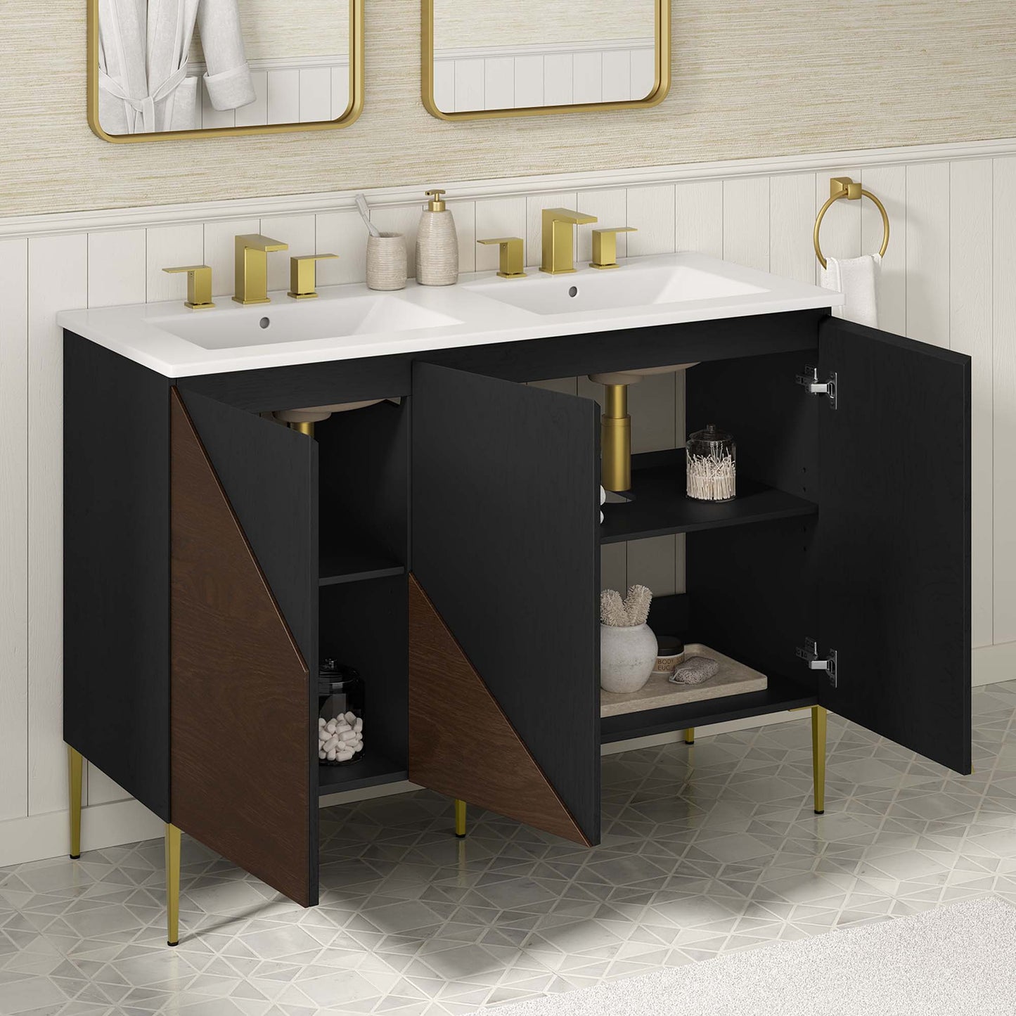 Alchemist 48" Double Sink Bathroom Vanity