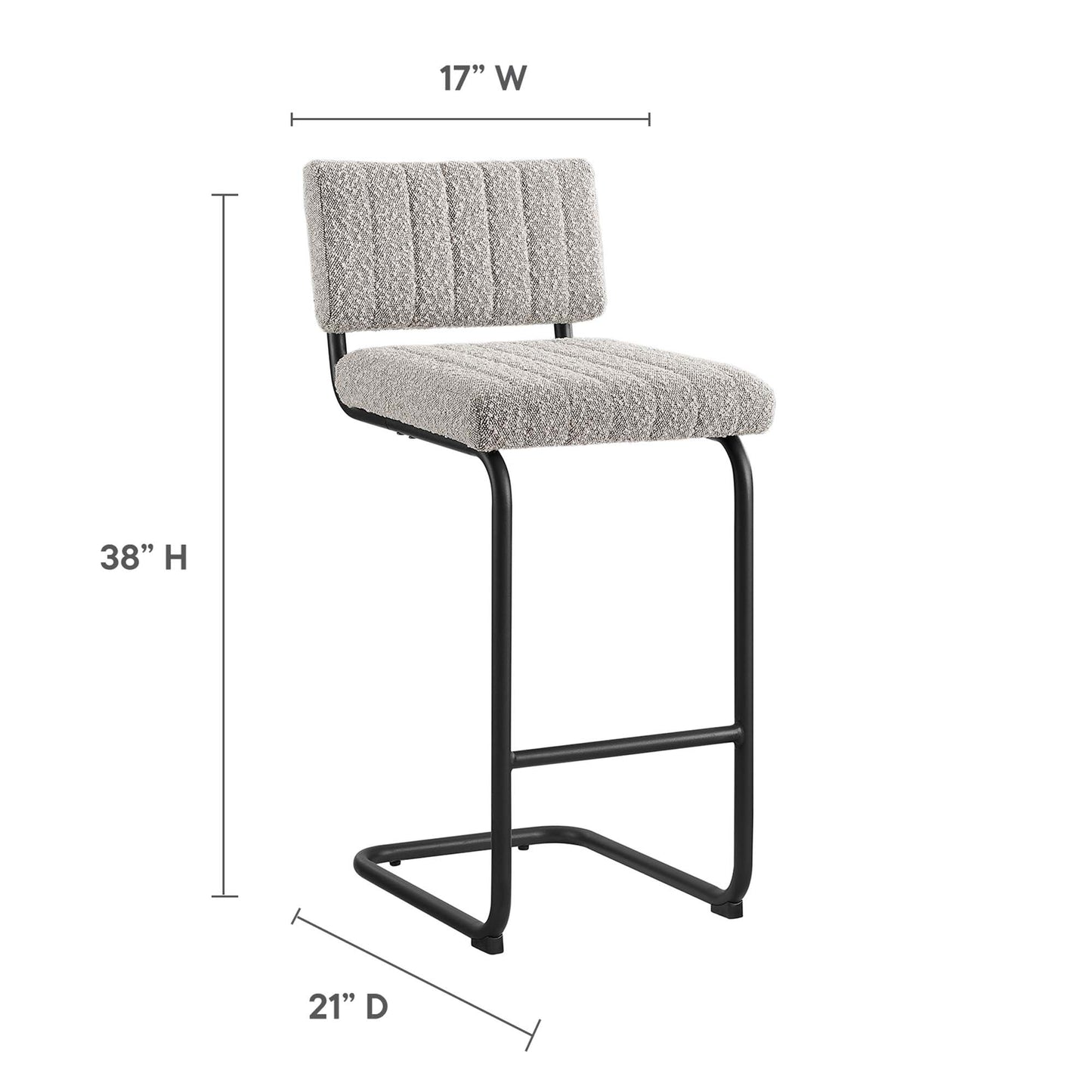 Parity Boucle Counter Stools Set of 2