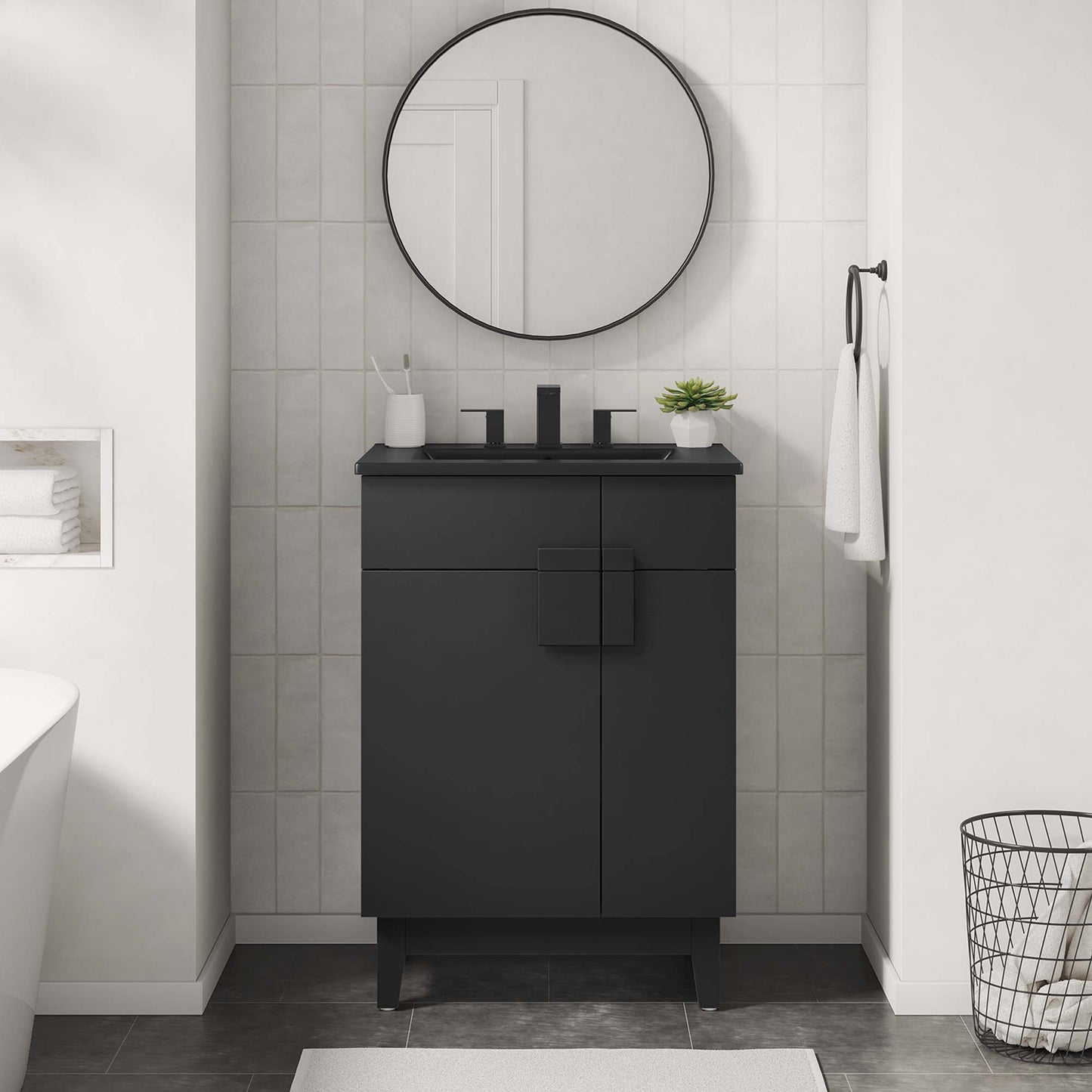 Tocador de baño Miles de 24" de Modway