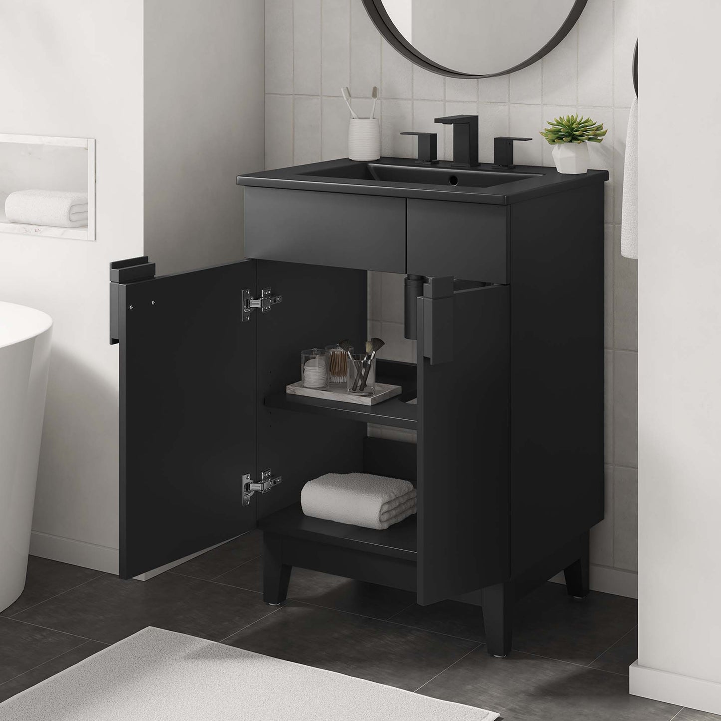 Tocador de baño Miles de 24" de Modway