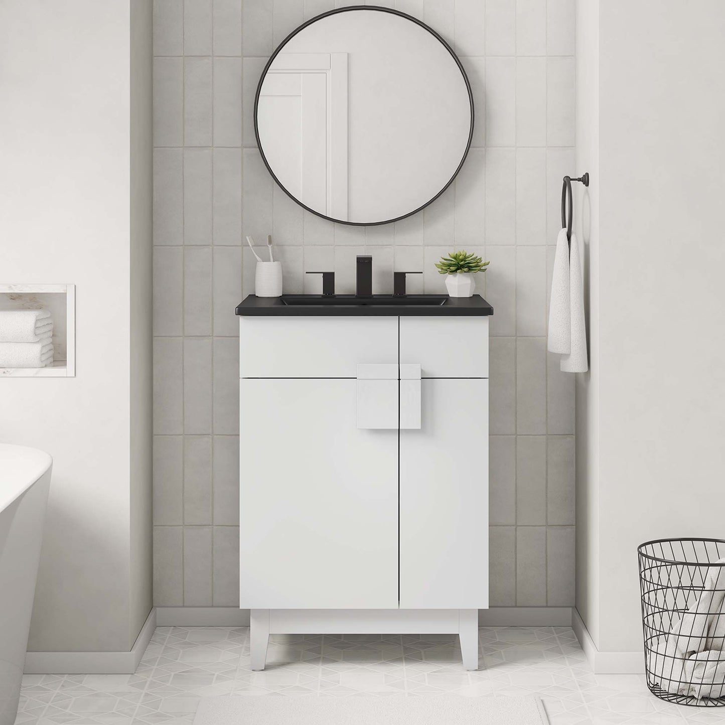 Tocador de baño Miles de 24" de Modway