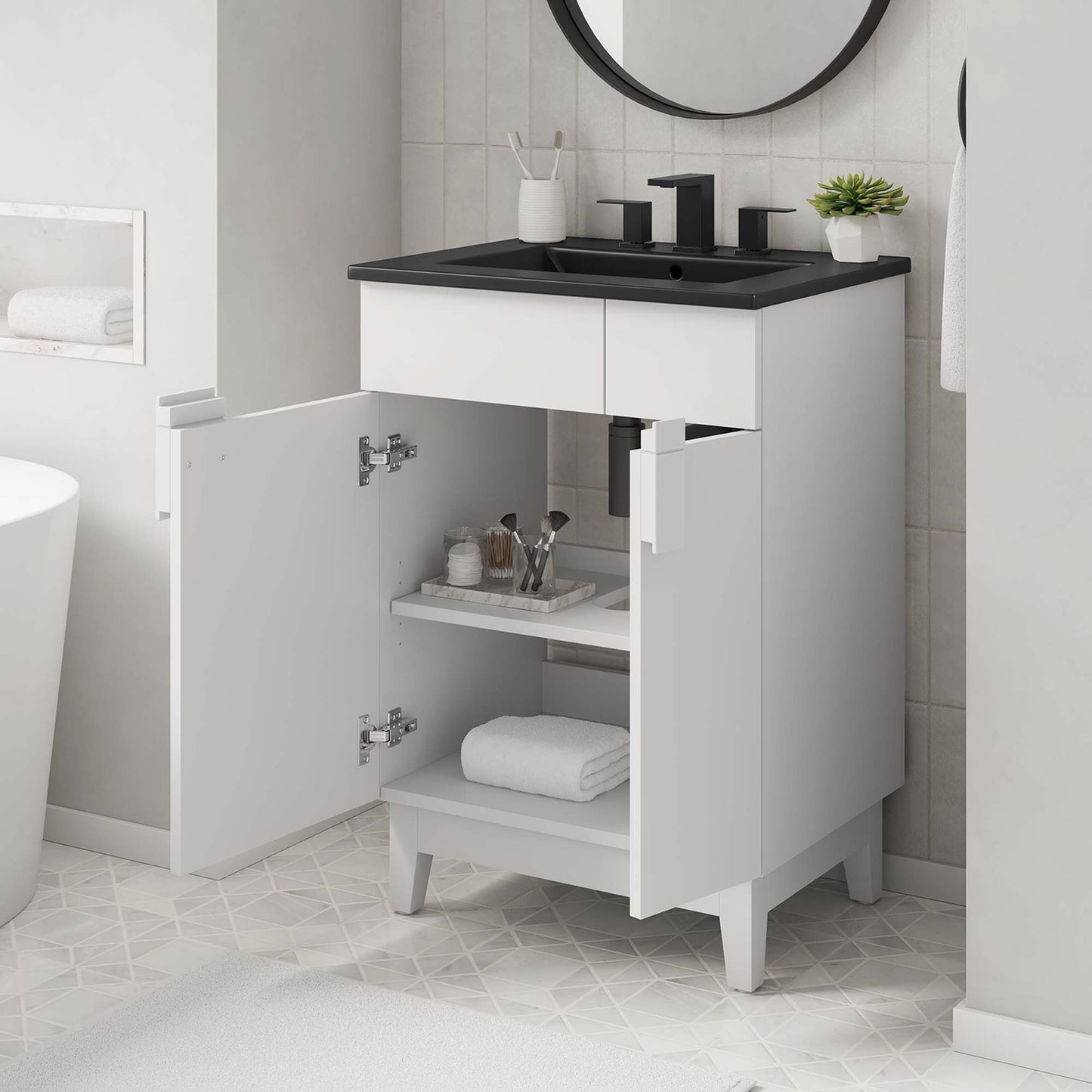 Tocador de baño Miles de 24" de Modway