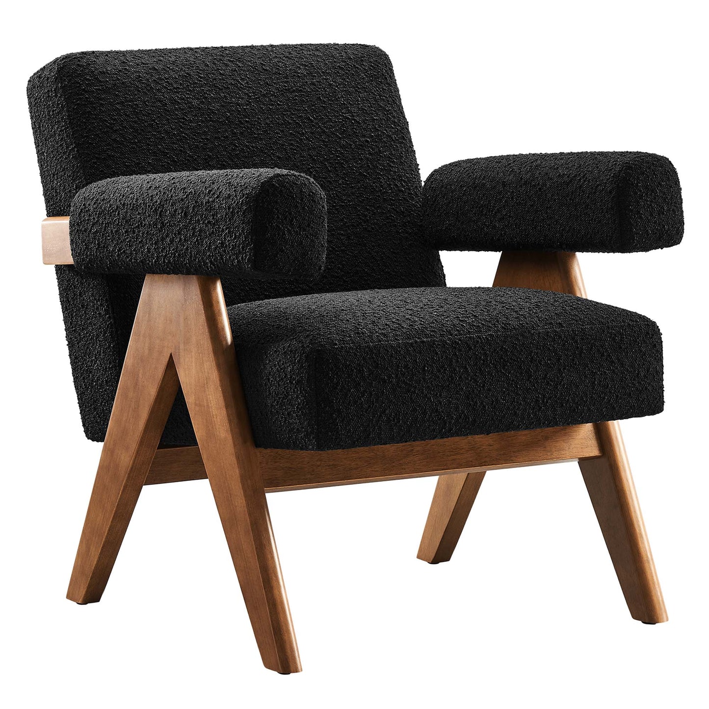 Fauteuil en tissu bouclé Lyra de Modway