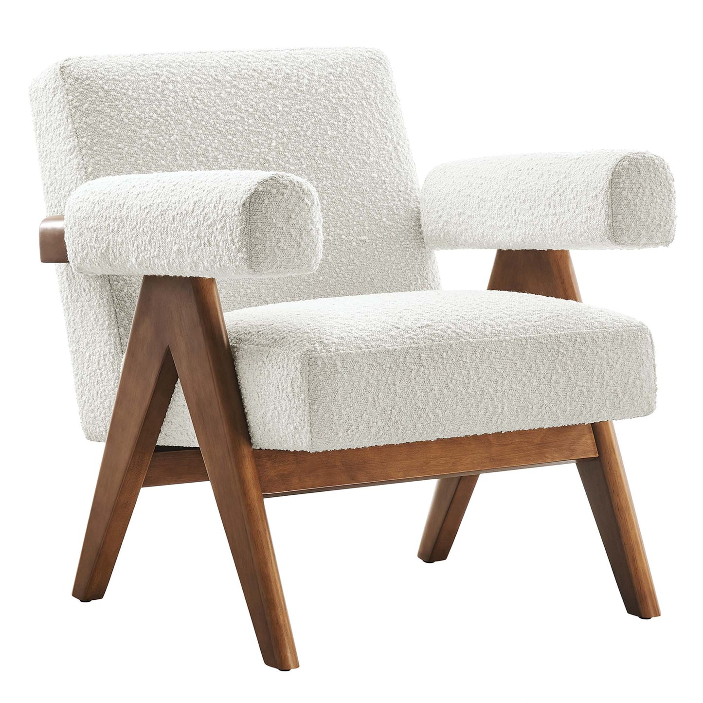 Fauteuil en tissu bouclé Lyra de Modway