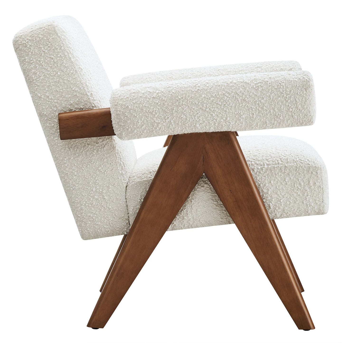 Fauteuil en tissu bouclé Lyra de Modway