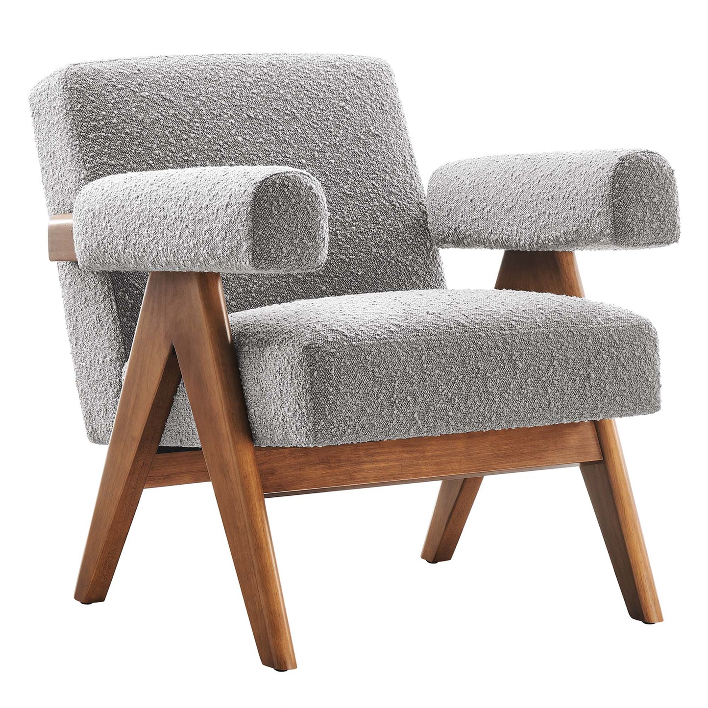 Fauteuil en tissu bouclé Lyra de Modway