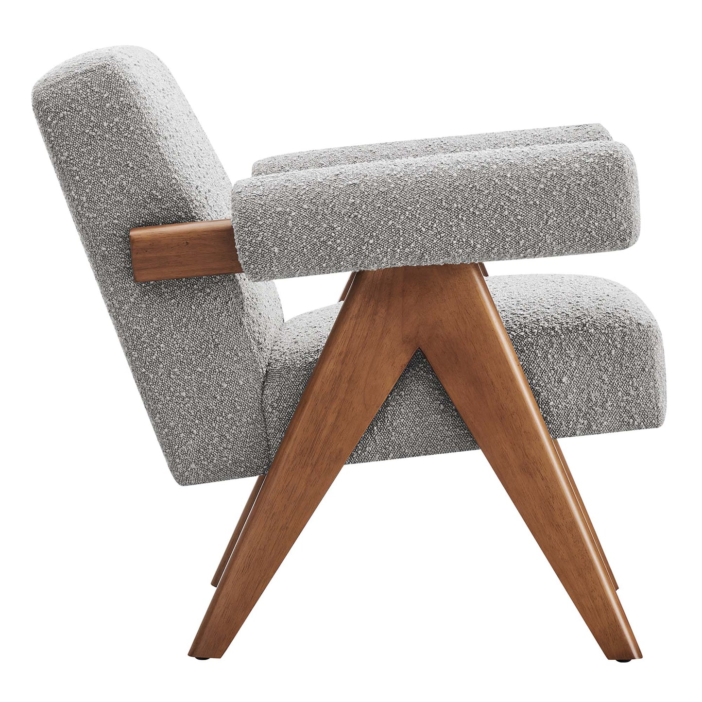 Fauteuil en tissu bouclé Lyra de Modway