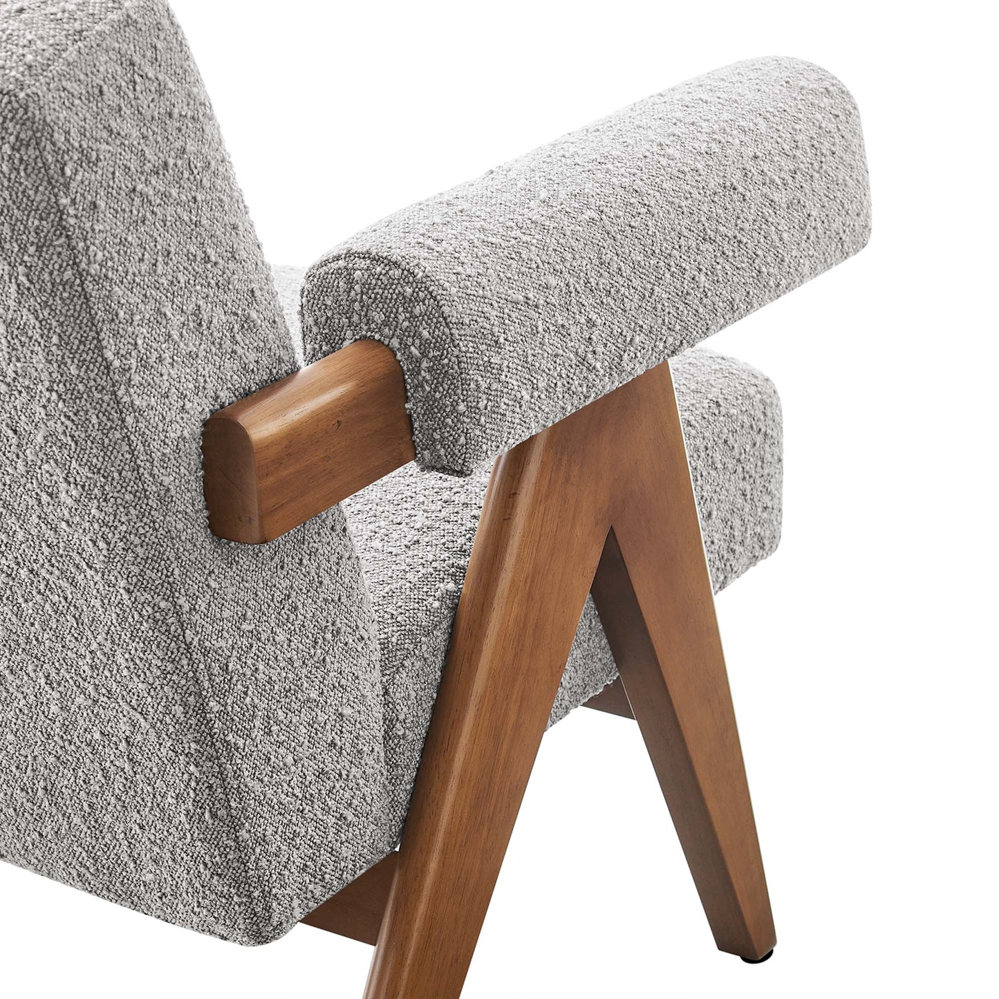 Fauteuil en tissu bouclé Lyra de Modway