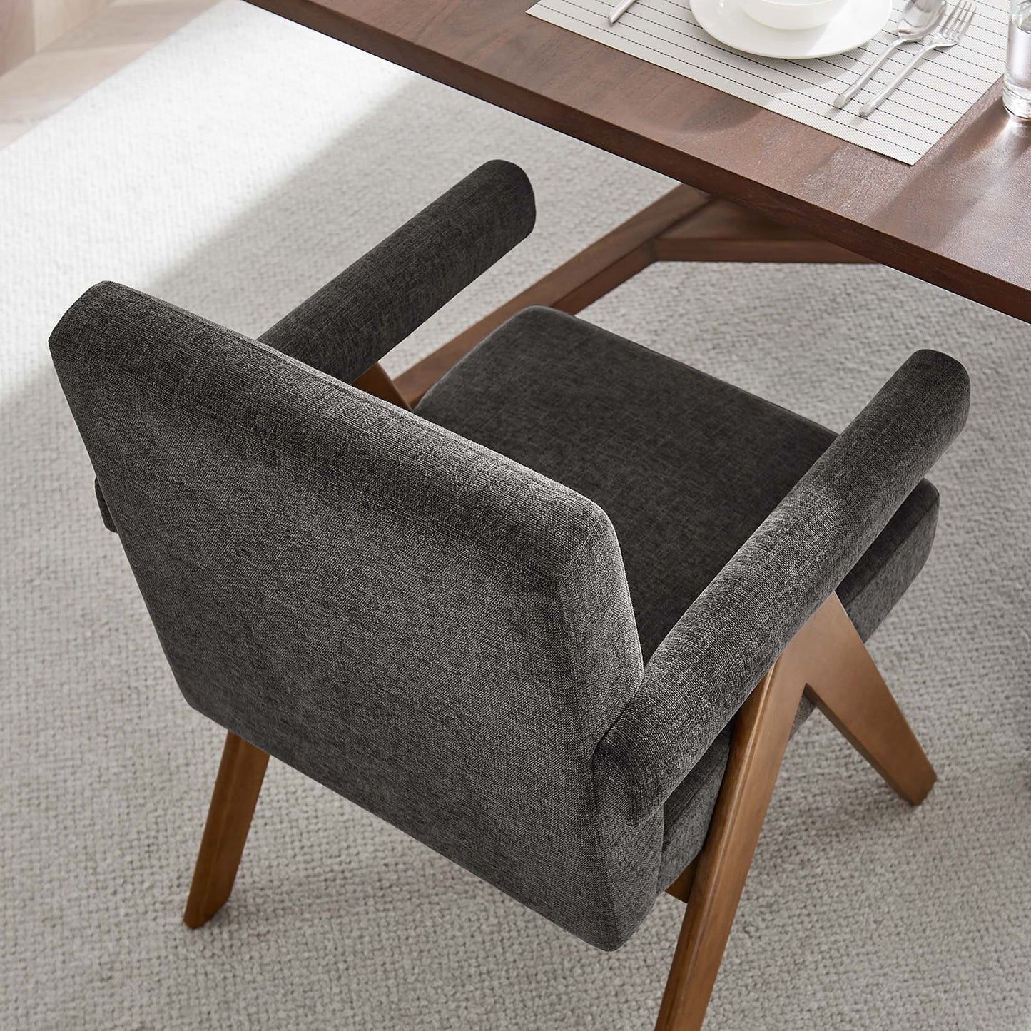 Lyra Fabric Dining Room Chair Set of 2