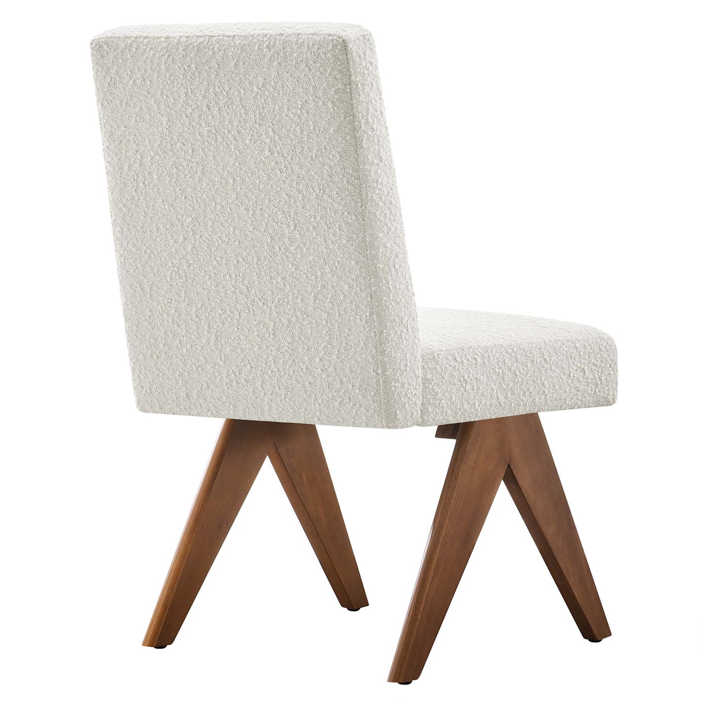 Lyra Boucle Fabric Dining Room Side Chair Set of 2